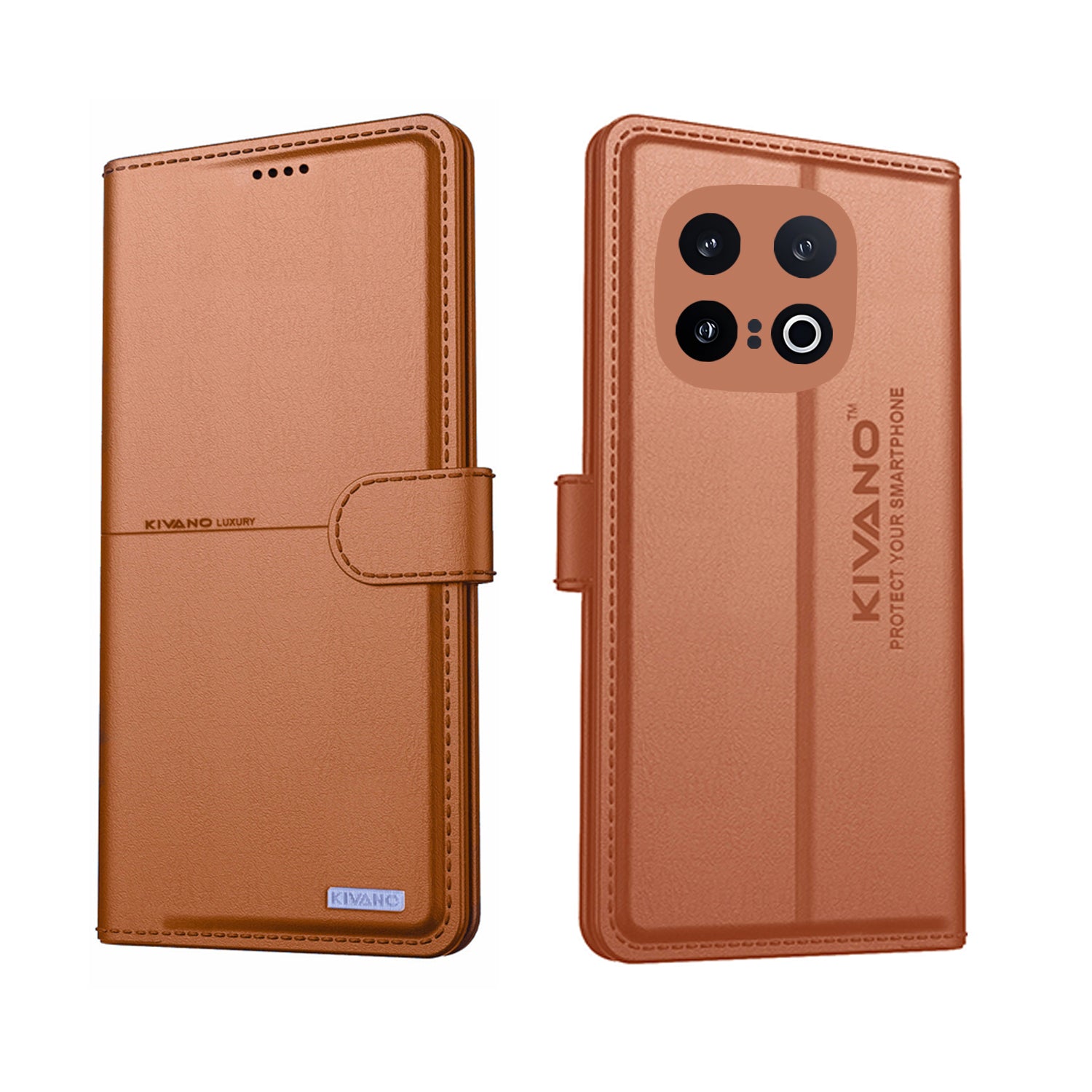 IQOO 13 5G Leather Flip Cover And Case With Mobile Card Holder KIVANO FLIP